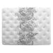 Colchão Casal Vivere Mola Ensacada (34x138x188) Branco e Cinza