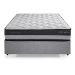 Colchão Casal Vivere Mola Maxspring (27x138x188) Branco e Cinza