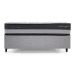 Colchão Casal Vivere Mola Maxspring (27x138x188) Branco e Cinza