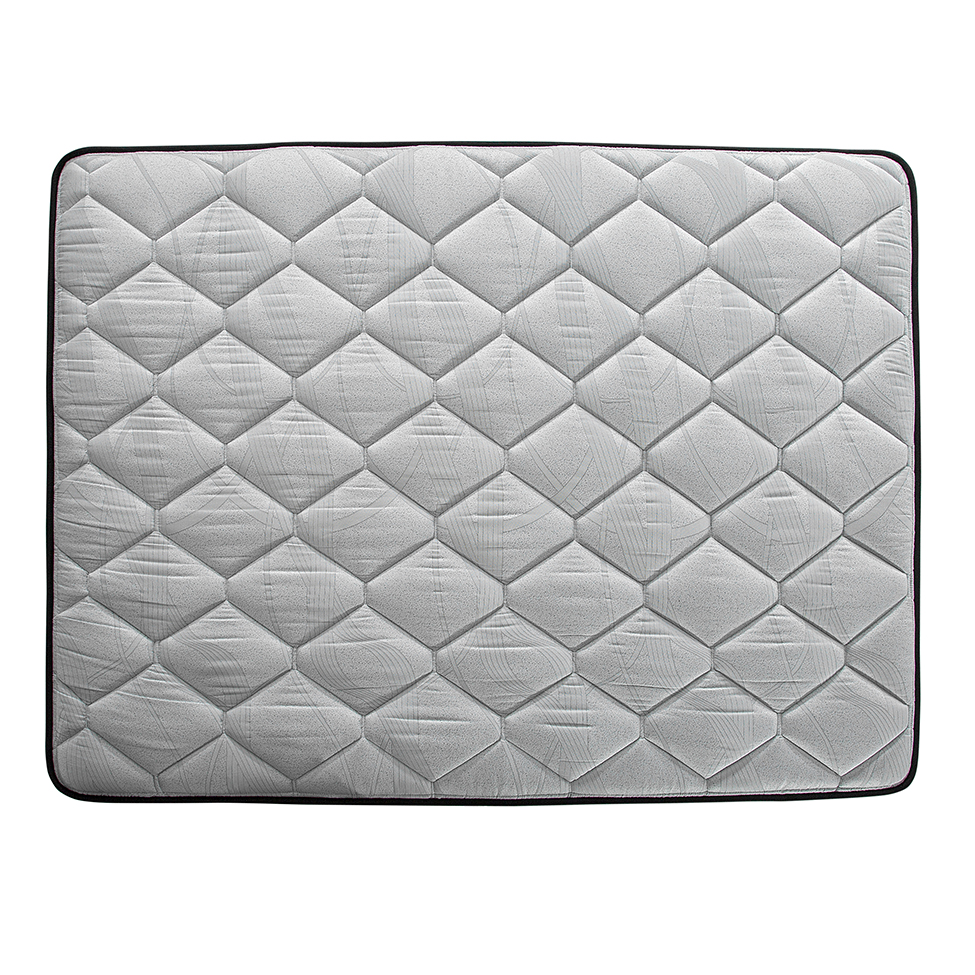 Colchão Casal Vivere Mola Maxspring (27x138x188) Branco e Cinza