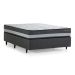 Colchão Casal Vivere Mola Maxspring (27x138x188) Branco e Cinza
