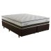 Colchão King Cardiff Mola Maxspring (30x193x203) Branco e Marrom