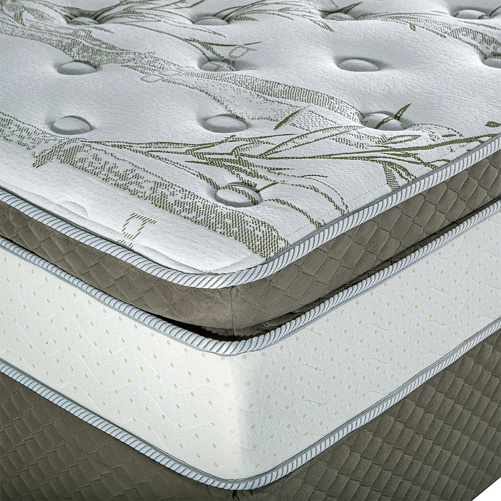 Colchão King Imperatore Mola Ensacada (34x193x203) Bege e Branco
