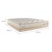 Colchão King Koln Mola Maxspring (33x193x203) Creme e Branco