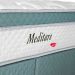 Colchão King Meditare Mola Ensacada (29x193x203) Verde e Branco