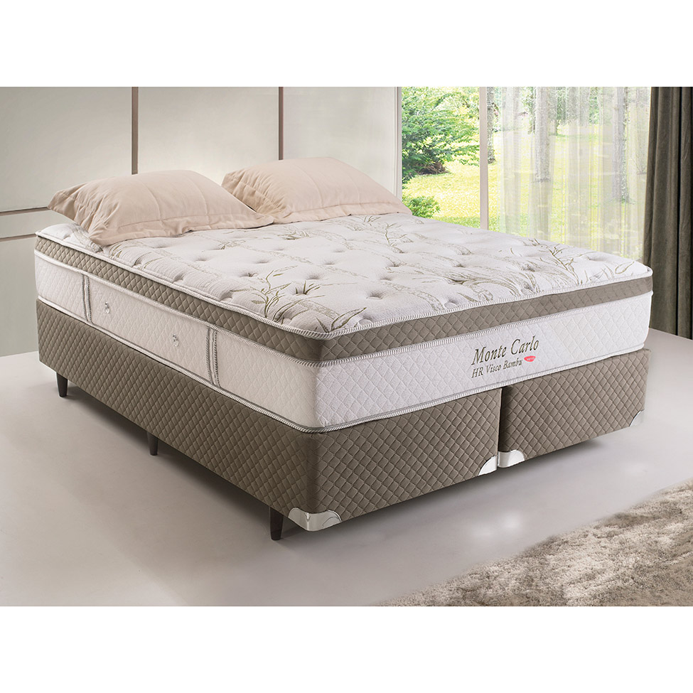 Colchão King Monte Carlo Mola Ensacada (33x193x203) Branco