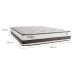 Colchão King Sublime Mola Maxspring (30x193x203) Branco e Marrom