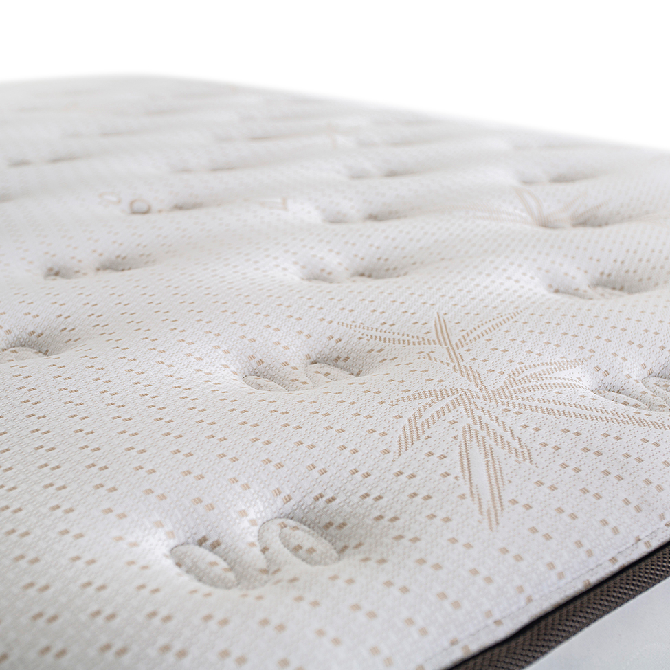 Colchão King Sublime Mola Maxspring (30x193x203) Branco e Marrom