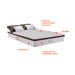 Colchão Queen Edimburgo Mola Maxspring (25x158x198) Branco