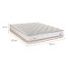 Colchão Queen Lyon Mola Maxspring (31x158x198) Bege e Branco