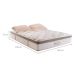 Colchão Queen Monte Carlo Mola Ensacada (33x158x198) Branco