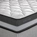 Colchão Queen Vivere Mola Maxspring (27x158x198) Branco e Cinza