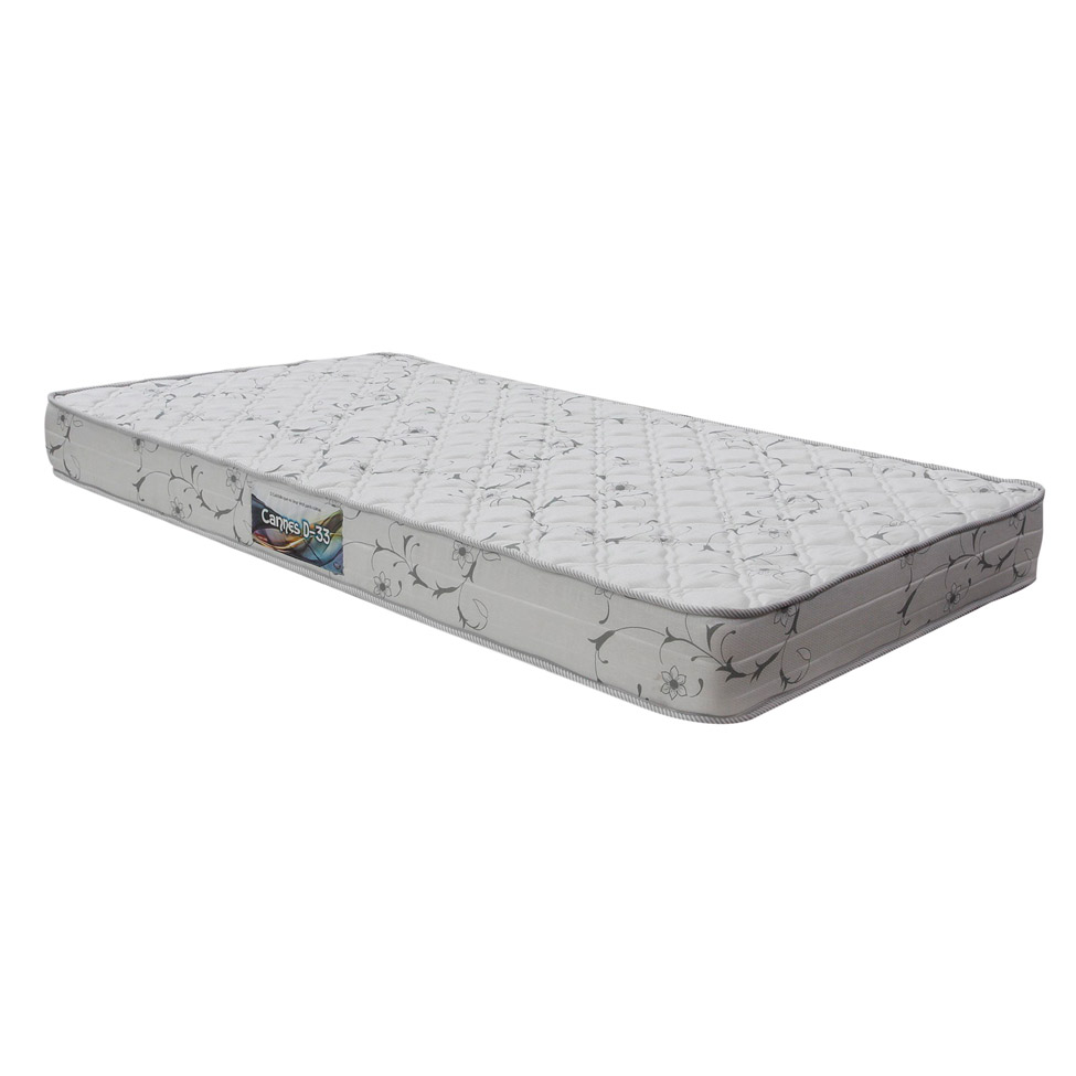 Colchão Solteiro Espuma D33 Cannes (14x88x188) Branco
