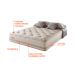 Colchão Solteiro Scotland Mola Maxspring (33x88x188) Bege
