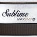 Colchão Solteiro Sublime Mola Maxspring (30x88x188) Branco e Marrom