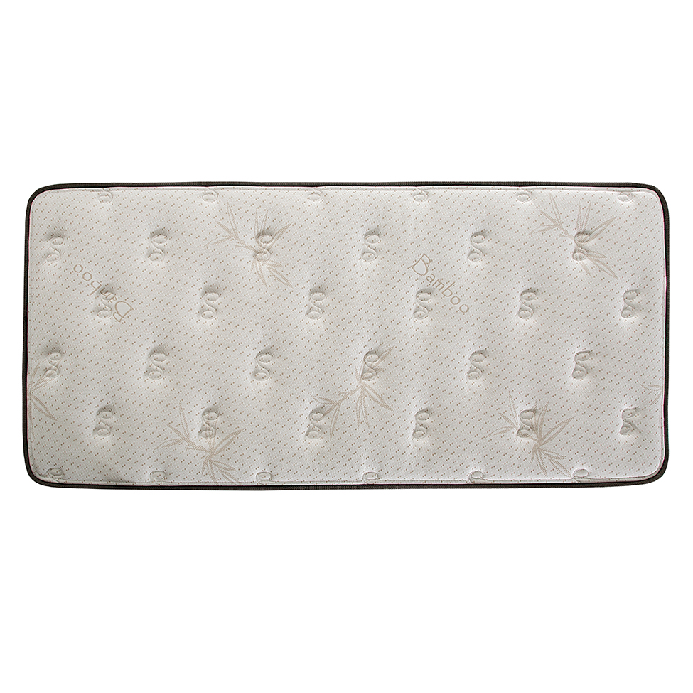 Colchão Solteiro Sublime Mola Maxspring (30x88x188) Branco e Marrom