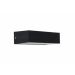 Arandela New Base Preto Retangular Bivolt - Hevvy