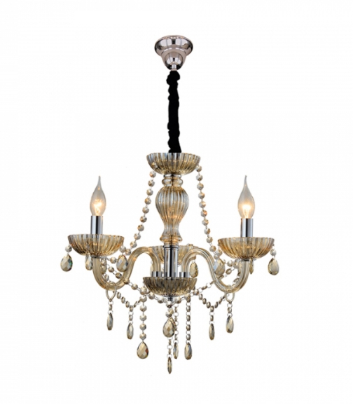 Lustre Valentina Champanhe Para 3 Lamp - Hevvy