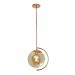 Pendente Orbis "C" 1L E27 Gold E Amber - Hevvy