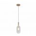 Pendente Remi 12X38Cm Vidro Acrilico E Metal Transparente - Hevvy