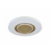 Plafon Led Devon Dourado/Branco Redondo - Hevvy Iluminação