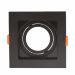 Spot De Embutir Linha Modular Preto 13X13 - Hevvy - O-132Ar70Pt