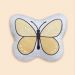 Almofada Formato Borboleta Amarela Home Cartoon