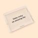 Bandeja Acrílico Frase  "Make Today an Amazing Day" -  Home Cartoon