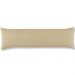 Fronha para Travesseiro Body Pillow com Zíper 40x140cm Avelã