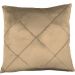 Kit 2 Capa de Almofada Suede Aveludada Drapeada 45x45cm Castor