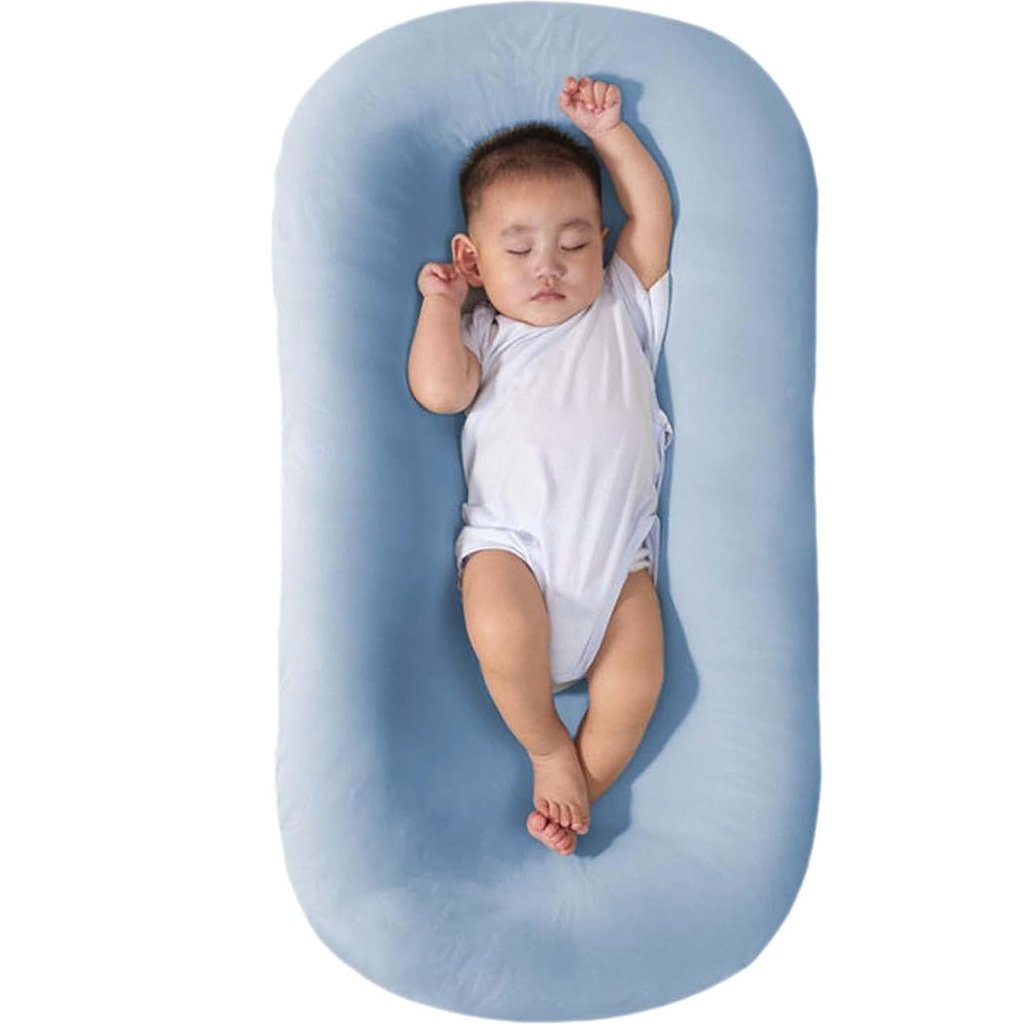 Kit Ninho Cazulinho para Bebê com Capa Removível 97x60x12cm Azul