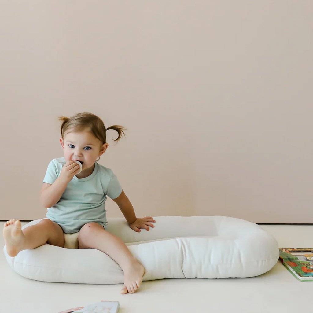 Kit Ninho Cazulinho para Bebê com Capa Removível 97x60x12cm Branco