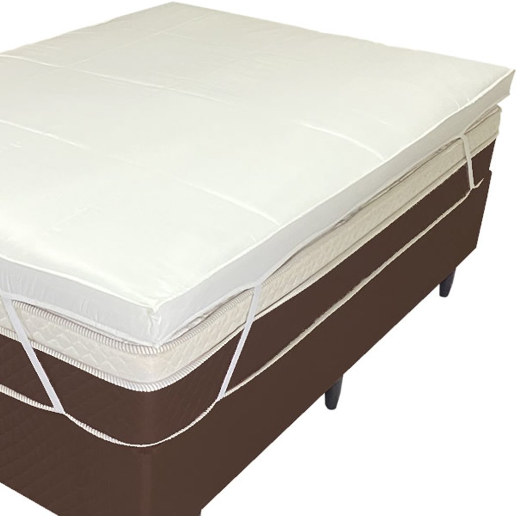 Pillow Top King 200 Fios Premium 10cm 1200g/m² 195x203cm Branco
