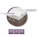 Pillow Top King Dupla Face 200 Fios 6cm 700g/m² 195x203cm Branco