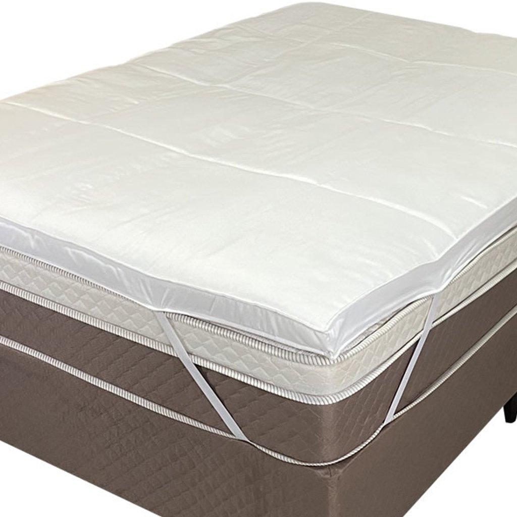 Pillow Top Queen Dupla Face 200 Fios 6cm 700g/m² 158x200cm Branco