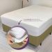 Pillow Top Queen Espuma Soft 5cm Capa Removível 158x200cm Branco