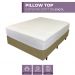 Pillow Top Solteiro Espuma Soft 5cm Capa Removível 88x188cm Branco