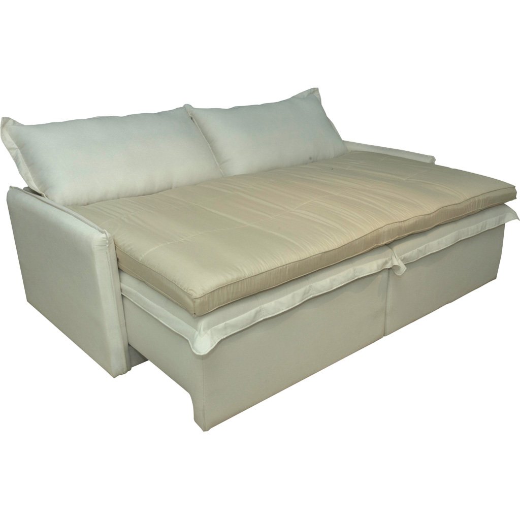 Pillow Top para Sofá Reclinável 10cm 1200g/m² 180x90cm Areia