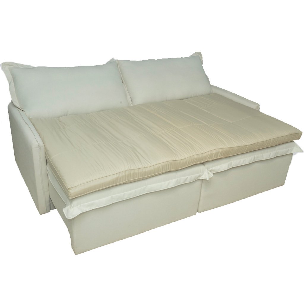 Pillow Top para Sofá Reclinável 10cm 1200g/m² 180x90cm Areia