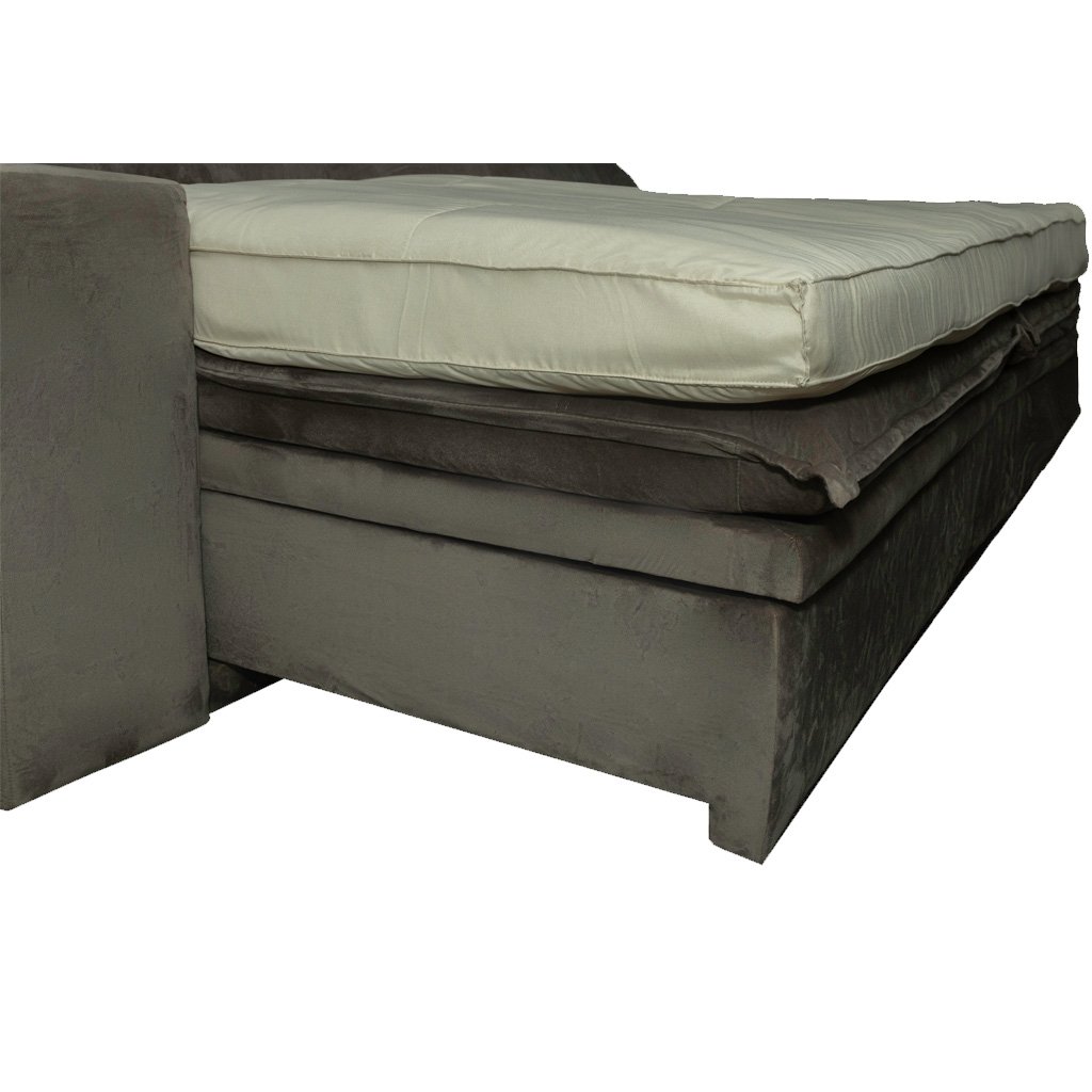 Pillow Top para Sofá Reclinável 10cm 1200g/m² 180x90cm Areia