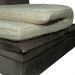 Pillow Top para Sofá Reclinável 10cm 1200g/m² 180x90cm Areia