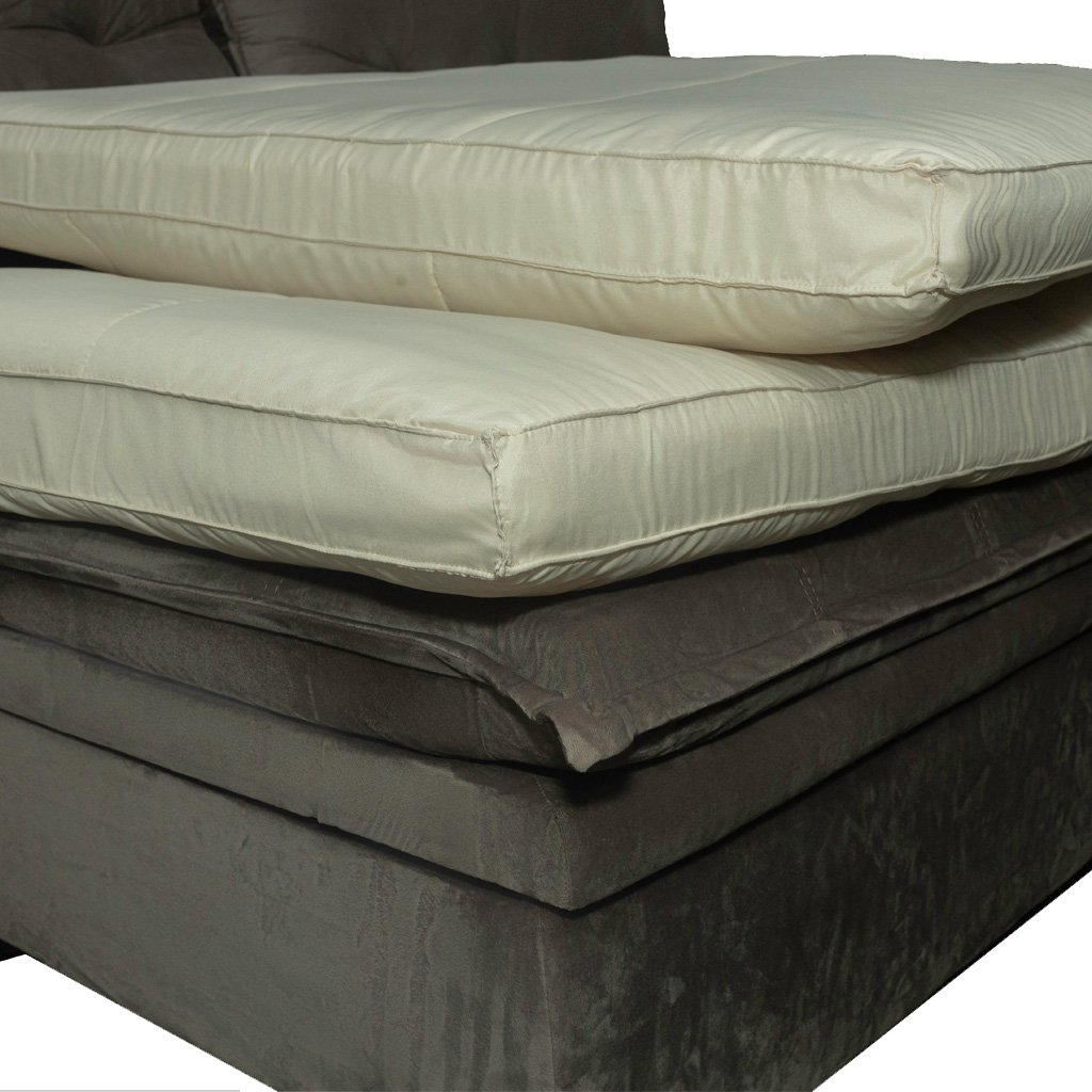 Pillow Top para Sofá Reclinável 10cm 1200g/m² 180x90cm Areia