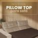 Pillow Top para Sofá Reclinável 10cm 1200g/m² 220x100cm Marrom