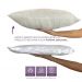 Travesseiro Slin Micropercal Suporte Médio 45x65cm  Branco