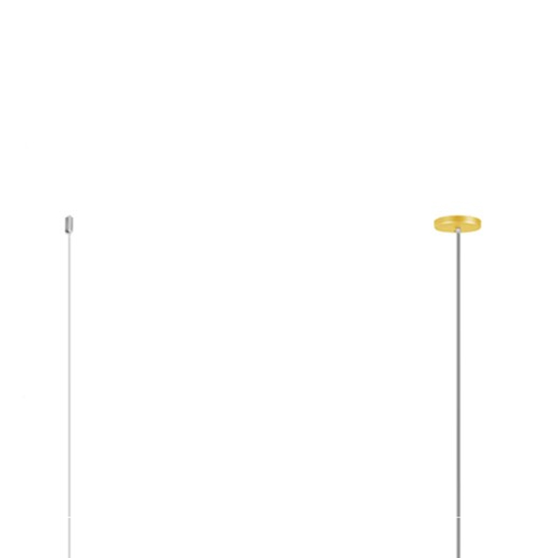  Pendente Haven na Cor Dourado Fosco para 3 Lâmpadas E-27 Bivolt