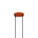  Pendente Jabuti UP na Cor Cobre com Globos Brancos Fosco para 5 Lâmpadas G9 de LED