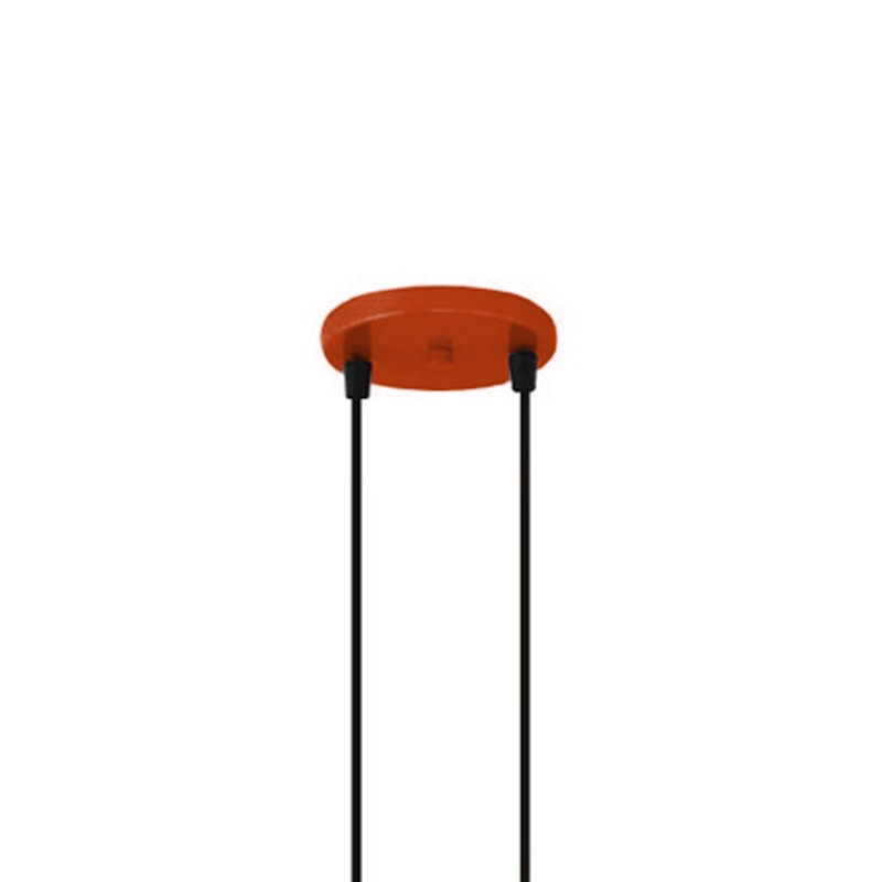 Pendente Jabuti UP na Cor Cobre com Globos Brancos Fosco para 5 Lâmpadas G9 de LED
