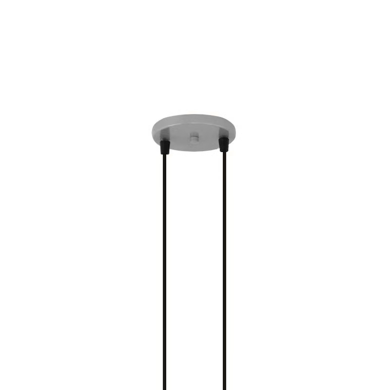  Pendente Jabuti na Cor Prata com Globos Branco Fosco para 4 Lâmpadas G9 de LED