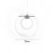 Luminária Pendente Ártemis 25cm com Cabo Transparente para 1 Lâmpada G9 - ARTEMIS-25