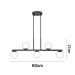 Luminária de Teto Pendente Jabuti UP Cobre com Globos Brancos para 6 Lâmpadas G9 de LED